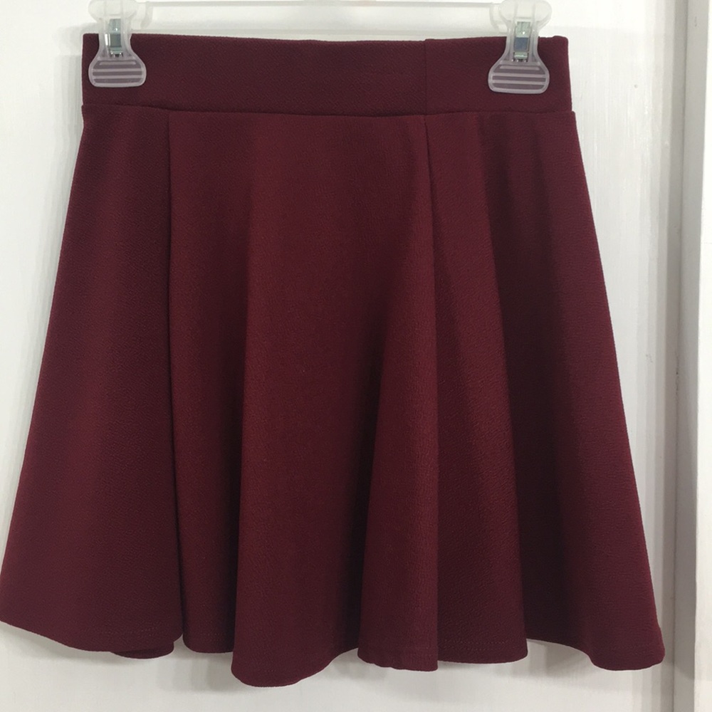 ❤️Burgundy Skirt